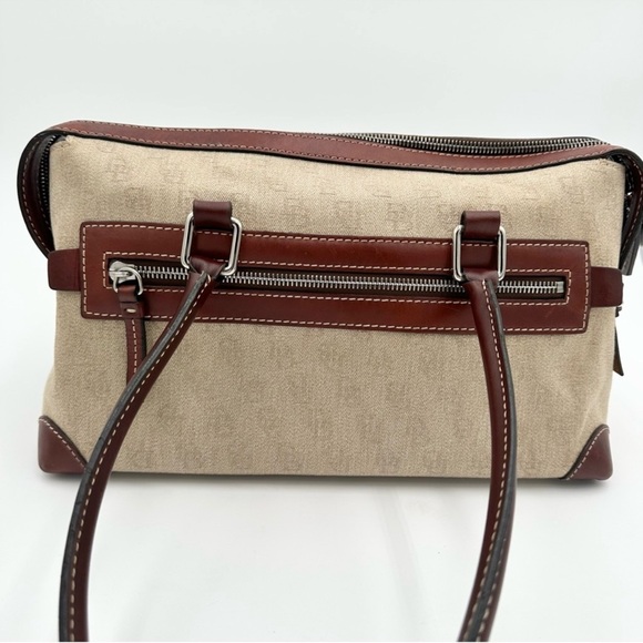 Vintage DOONEY & BOURKE Double Pocket Signature Satchel - Picture 4 of 8